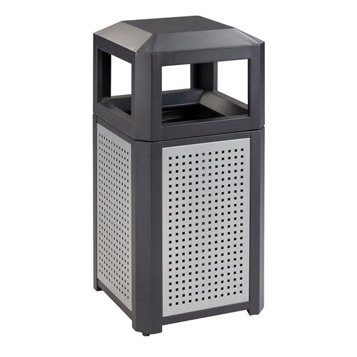 9932 - Evos™ Series Steel Receptacle, 15 Gal, by Safco