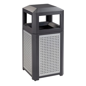 9932 - Evos™ Series Steel Receptacle, 15 Gal, by Safco