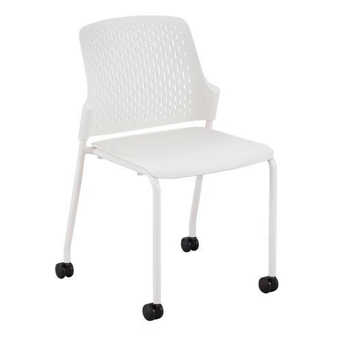 4314 - Next™ Stack Chair w/ Casters (4 pk) by Safco