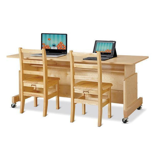 JC3358 - Apollo Double Computer Desk, by Jonti Craft