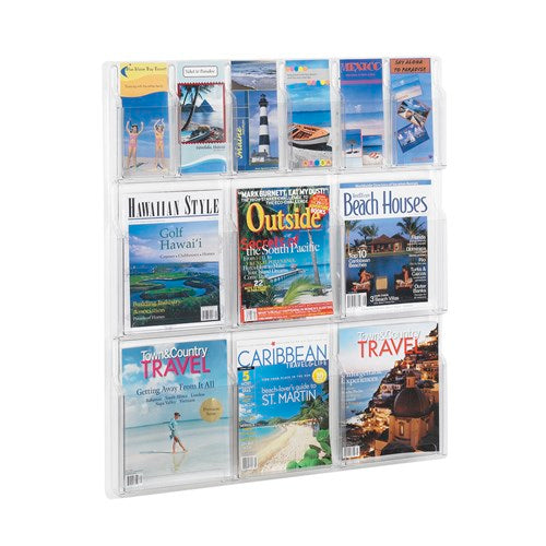 5606 - Reveal™ 6 Magazine and 6 Pamphlet Display by Safco