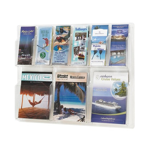 5605 - Reveal™ 3 Magazine and 6 Pamphlet Display by Safco