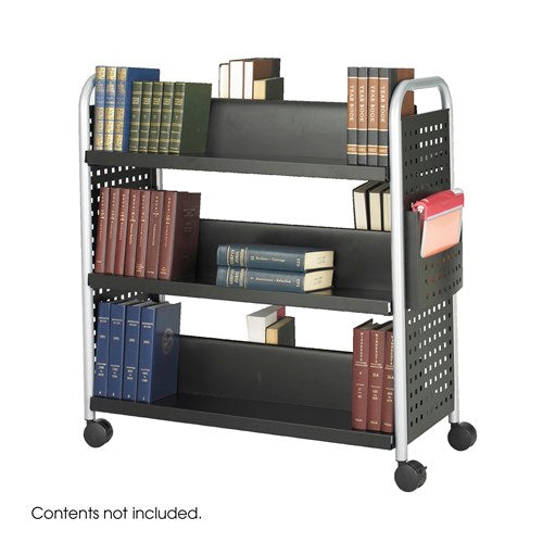5335 - Scoot™ Double Sided 6 Shelf Book Cart by Safco