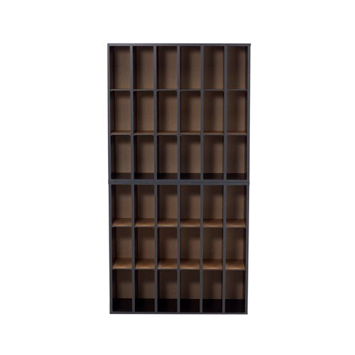 7765 - Wood 18 Compartment Mail Sorter by Safco