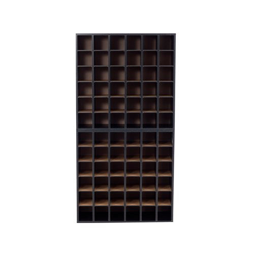 7765 - Wood 18 Compartment Mail Sorter by Safco