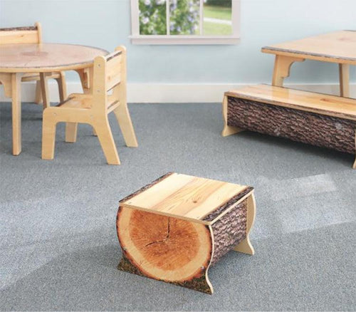 WB0901 - Nature View Live Edge Single Seat Log Bench 10