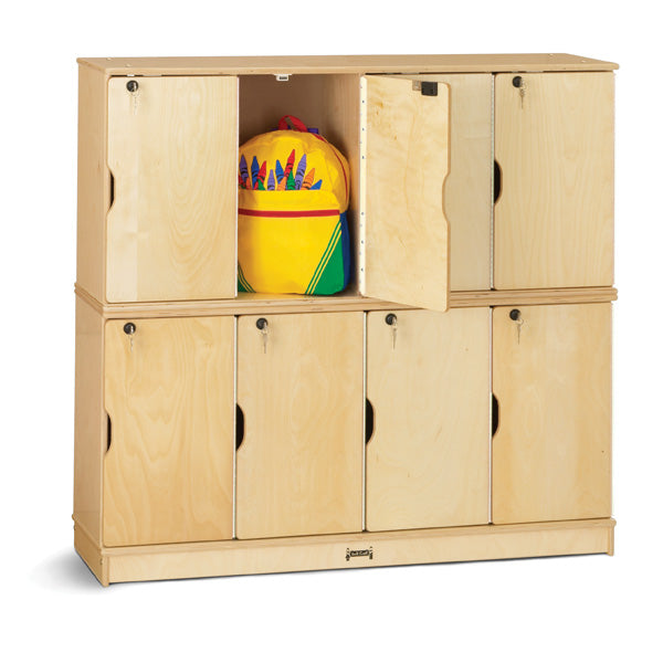 4688JC - Stacking Lockable Lockers Single Stack by Jonti-Craft (price includes 2 units)