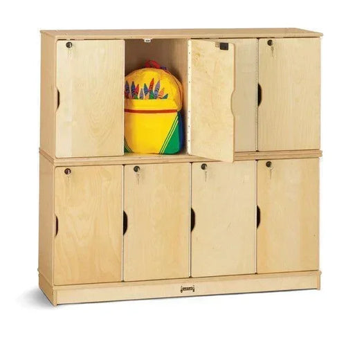 4688JC - Stacking Lockable Lockers Single Stack by Jonti-Craft (price includes 2 units)
