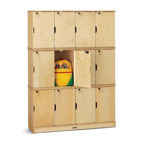 4697JC - Stacking Lockable Lockers-Triple Stack by Jonti-Craft