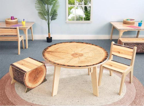 WB0901 - Nature View Live Edge Single Seat Log Bench 10
