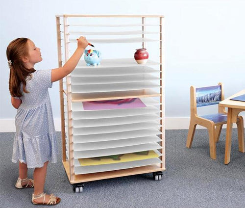 WB0878 - Mobile Art Drying Rack by Whitney Bros