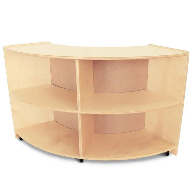 WB0655 - Curve In Mobile Storage Cabinet by Whitney Bros