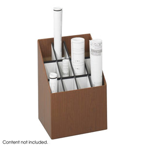 3079 - Upright Roll File, 12 Compartment 3.75" sq  by Safco