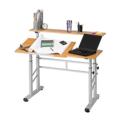 3965 -Height-Adjustable Split Level Drafting Table by Safco