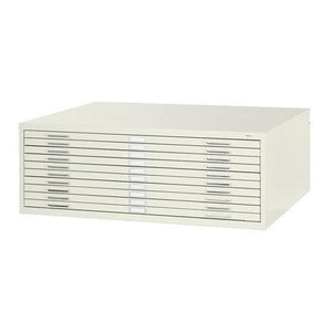 4986 - 10-Drawer Steel Flat File for 30" x 42" Documents by Safco