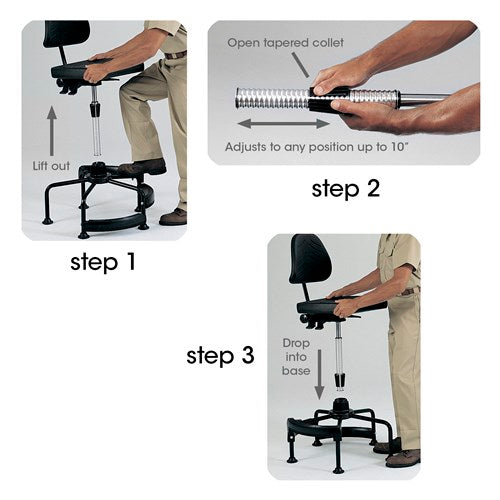 5120 - TaskMaster Deluxe Industrial Chair by Safco