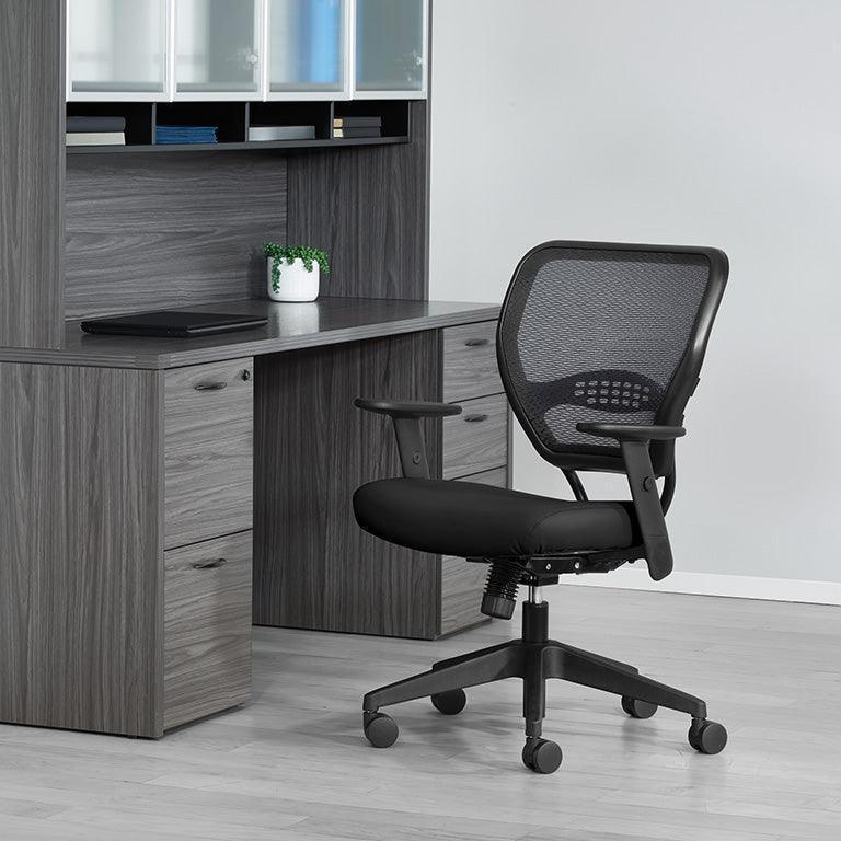 5500-DS - Professional Air Grid Back Managers Chair w/ Dillon Antimicrobial Seat by OSP