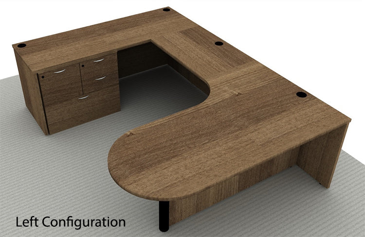 NAP-TYP18B - Napa Series 'U' Shape Corner Bullet Desk by OSP