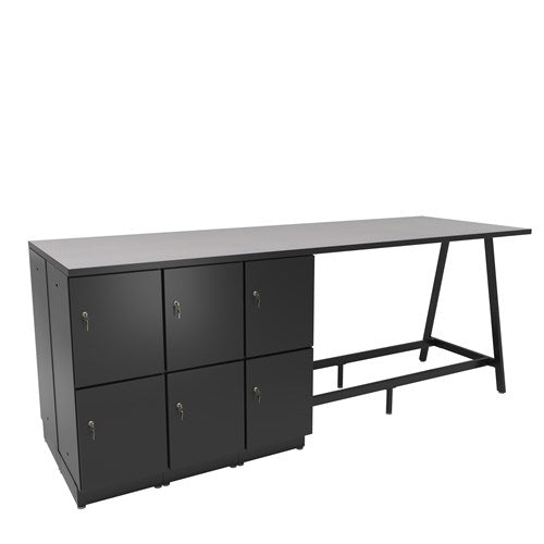 CC10 - Resi Storage Bistro Height Collaborative Workstation by Safco