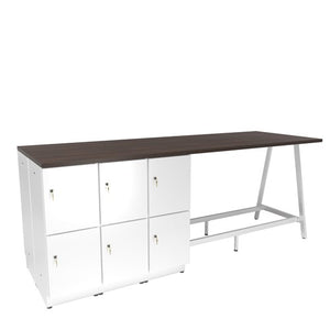 CC10 - Resi Storage Bistro Height Collaborative Workstation by Safco