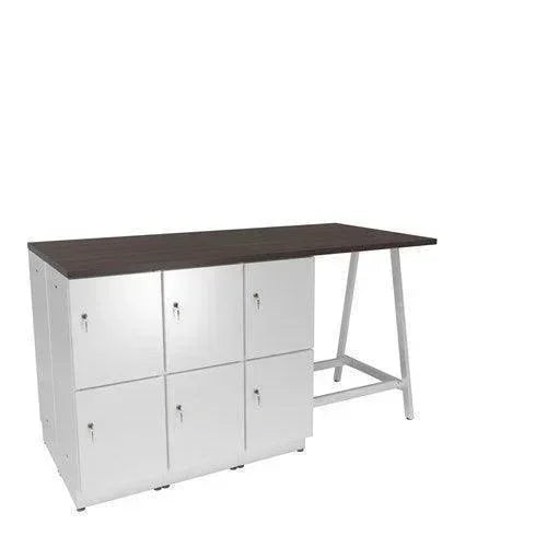CC11 - Resi Storage Bistro Height Compact Collaborative Workstation by Safco