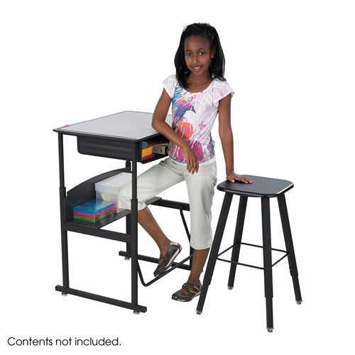 1205 - AlphaBetter™ Adjustable Height Student Stool by Safco