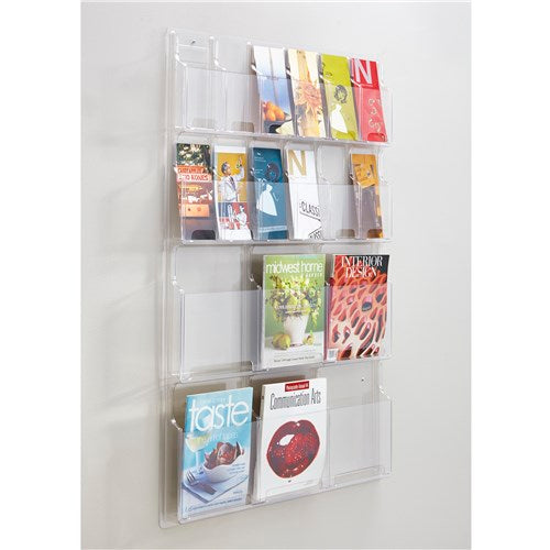 5600 - Reveal™ 6 Magazine and 12 Pamphlet Display by Safco
