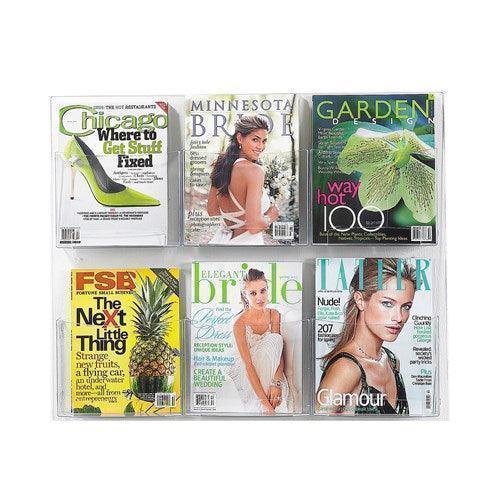 5667 - Clear2c™ 6 Magazine Display by Safco