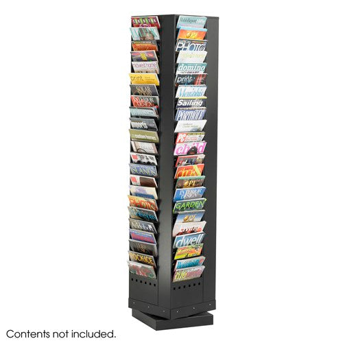 4325 - 92-Pocket Steel Rotary Magazine Rack, by Safco