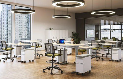 MNBDGH3 - Medina 3 Stage Height Adjustable Bridge / Standing Desk by Safco