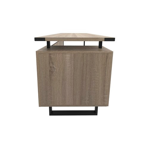 5513 - Mirella Soho Desk with Built in Pedestal by Safco