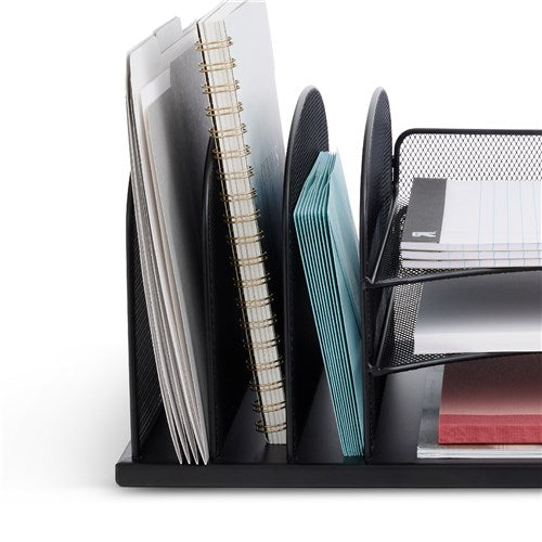 3254 - Onyx Mesh Combination Desk Organizer by Safco