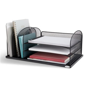 3254 - Onyx Mesh Combination Desk Organizer by Safco