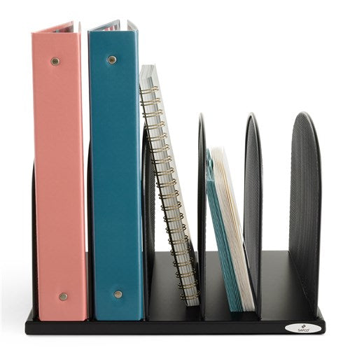 3256 - Onyx Mesh Upright Sections Desk Organizer by Safco