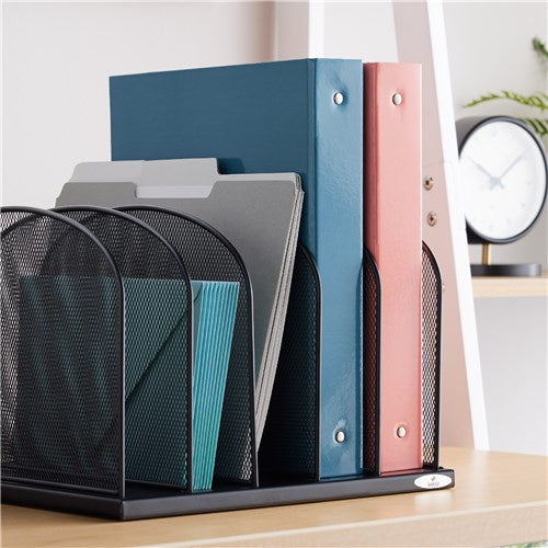 3256 - Onyx Mesh Upright Sections Desk Organizer by Safco