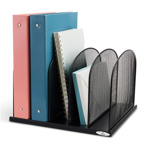 3256 - Onyx Mesh Upright Sections Desk Organizer by Safco
