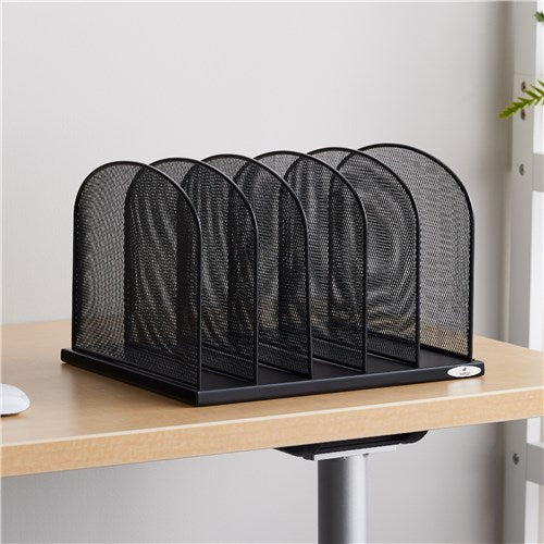 3256 - Onyx Mesh Upright Sections Desk Organizer by Safco