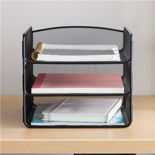 3271 - Onyx Triple Tray  by Safco
