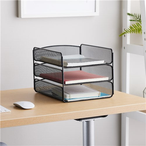 3271 - Onyx Triple Tray  by Safco