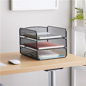 3271 - Onyx Triple Tray  by Safco