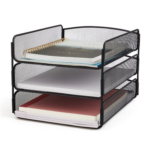 3271 - Onyx Triple Tray  by Safco