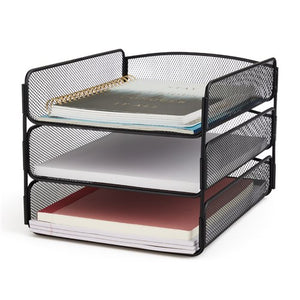3271 - Onyx Triple Tray  by Safco