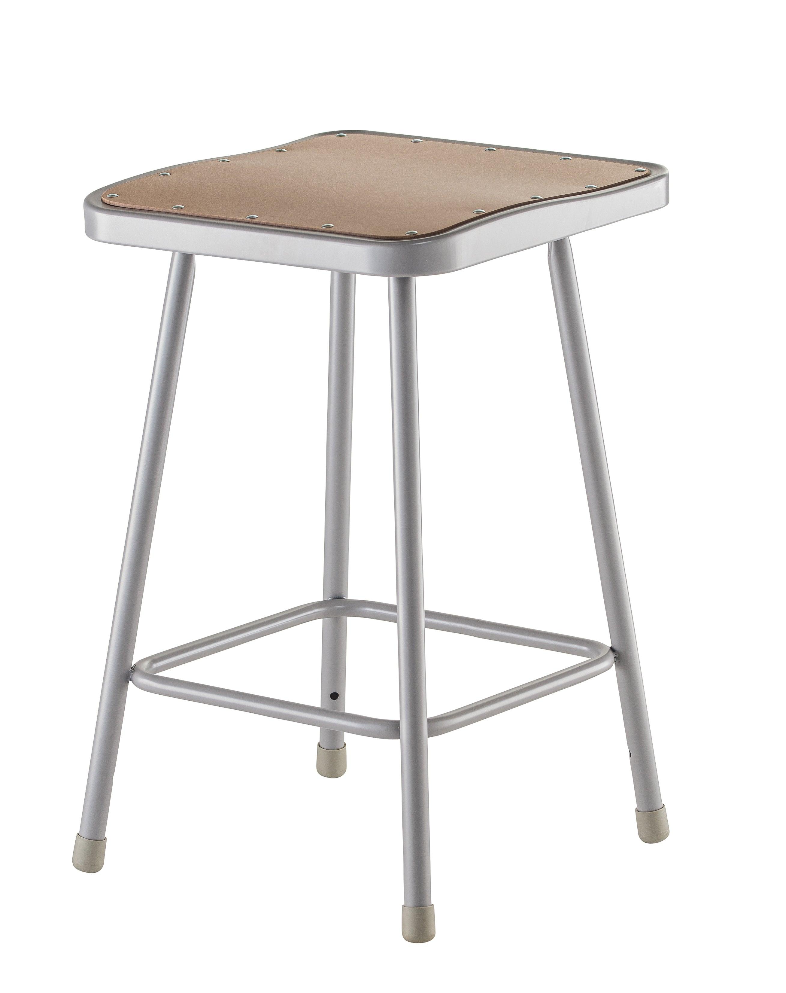 6300 - NPS 2 pack Heavy Duty Square Seat Industrial Stools by NPS