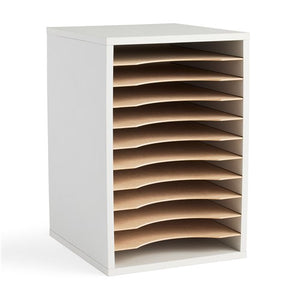 9419 - Vertical Desk Top Sorter - 11 Compartment by Safco