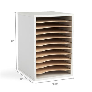 9419 - Vertical Desk Top Sorter - 11 Compartment by Safco