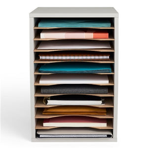 9419 - Vertical Desk Top Sorter - 11 Compartment by Safco