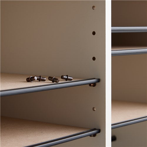 9422 - Wood Adjustable Literature Organizer, 16 Compartment by Safco
