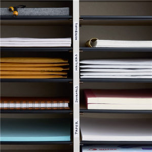 9423 - Wood Adjustable Literature Organizer, 24 Compartment by Safco