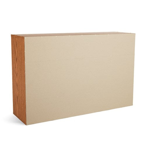 9494 - Wood Adjustable Literature Organizer, 32 Comp W/Drawers by Safco