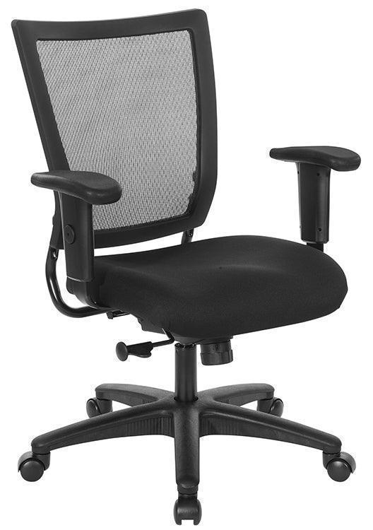 Grid Pro Tasker Chair Red OSP Pro Grid Mesh Back Task Chair w/ Soft PU Padded Back Frame